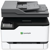 Lexmark CX331adwe A4 Wireless 4-in-1 Colour Laser Printer, White Lexmark CX331adwe A4 Wireless 4-in-1 Colour Laser Printer, White
