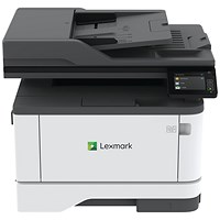 Lexmark MX431adn A4 Wired 4-in-1 Mono Laser Printer, White