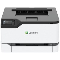 Lexmark CS431dw A4 Wireless Colour Laser Printer, White Lexmark CS431dw A4 Wireless Colour Laser Printer, White