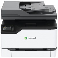 Lexmark CX431adw A4 Wireless 4-in-1 Colour Laser Printer, White Lexmark CX431adw A4 Wireless 4-in-1 Colour Laser Printer, White