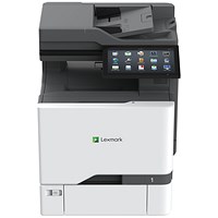 Lexmark CX735adse A4 Wired 4-in-1 Colour Laser Printer, White Lexmark CX735adse A4 Wired 4-in-1 Colour Laser Printer, White
