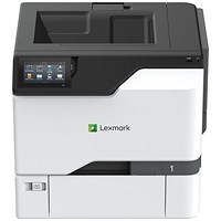 Lexmark CS735de A4 Wired Colour Laser Printer, White Lexmark CS735de A4 Wired Colour Laser Printer, White