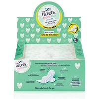 Lil-Lets Teens Eco Wrapped with Wings Sanitary Pads, Pack of 40