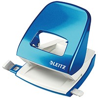 Leitz NeXXt WOW Metal Office Hole Punch Metallic Blue