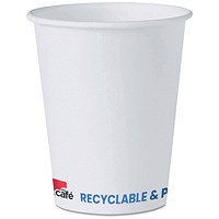 MyCafe Vending Squat Cup, 199ml, White, Pack of 1000