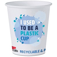 MyCafe Eco Design Paper Cups, 199ml, Blue, Pack of 100