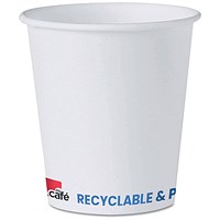 MyCafe Paper Water Drinking Cups, 199ml ,White, Pack of 1000