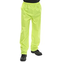 Beeswift Nylon B-Dri Trousers, Saturn Yellow, Small