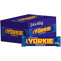 Nestle Yorkie Milk Chocolate Bar, 46g, Pack of 24