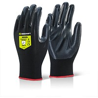 Beeswift Nite Star Gloves, Point of Sale, Black, XL