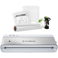 Foodsaver Electric Compact Vacuum Sealer, Silver