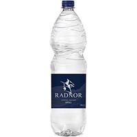 Radnor Hills Still Water, Plastic Bottles, 1.5 Litres, Pack of 12