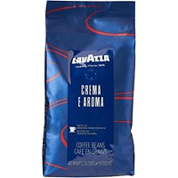 Lavazza Crema Aroma (Blue) Coffee Beans, 1kg