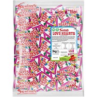 Swizzels Love Hearts Mini Rolls, 3kg Bag