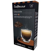 Caffesso Chocolate Nespresso Compatible Pods, Pack of 10