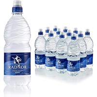 Radnor Hills Spring Still Water, Sports Cap Plastic Bottles, 750ml, Pack of 12