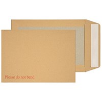 Purely Everyday C5 Manilla Peel & Seal Board Backed Envelopes Pack 125's