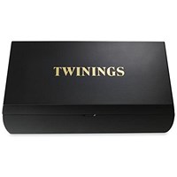 Twinings 8 Compartment Display Box, Black