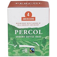 Percol Americano Coffee Bags, 8g, Pack of 10