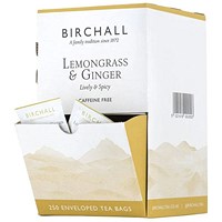 Birchall Fairtrade Lemongrass & Ginger Tea, Pack of 250