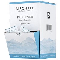 Birchall Fairtrade Peppermint Tea, Pack of 250