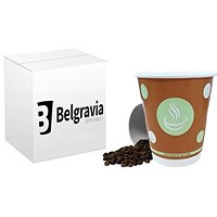 Belgravia Biodegradable Double Walled Cups, 341ml, Pack of 25