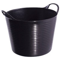 Gorilla Recycled Flexi Tub, 38 Litre, Black