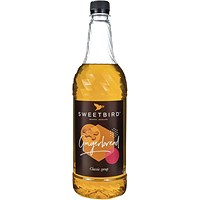 Sweetbird Gingerbread Syrup, 1 Litre, Plastic Bottle