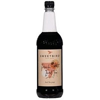 Sweetbird Peach Iced Tea Syrup, 1 Litre, Plastic Bottle