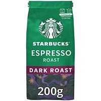 Starbucks Espresso Roast Dark Roast Filter Coffee, 200g