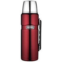 Thermos Stainless Steel Flask, 1.2 Litre, Red