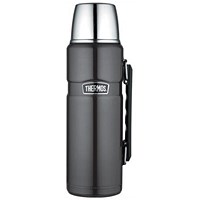 Thermos Stainless Steel Flask, 1.2 Litre, Gun Metal