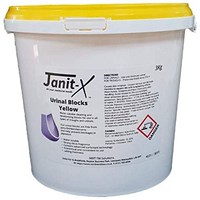 Janit-X Yellow Urinal Blocks, 3kg