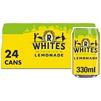 R.White's Premium Lemonade, 24x330ml Cans