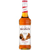 Monin Caramel Syrup, 700ml, Glass Bottle