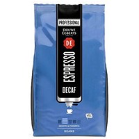 Douwe Egberts Espresso Dark Roast Decaf Coffee Beans, 500g