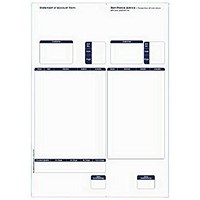 Custom Forms Sage (SE85S) SLSTATR1 Compatible A4 Statement/Remittance Advice Forms, Pack of 500