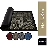 Fixtures Barrier Floor Mat, 1200x1800mm, Brown