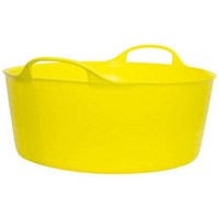 Gorilla Shallow Flexi Tub, 15 Litre, Yellow