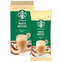 Starbucks White Mocha Instant Coffee Sachets, 24g, Pack of 5