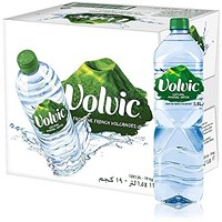 Volvic Still Water, Plastic Bottles, 1.5 Litres, Pack of 12