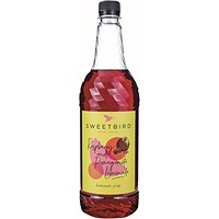 Sweetbird Raspberry & Pomegranate Lemonade Syrup, 1 Litre, Plastic Bottle