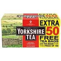 Yorkshire Tea Bags, Pack of 210