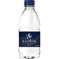 Radnor Hills Still Water, Plastic Bottles, 330ml, Pack of 24