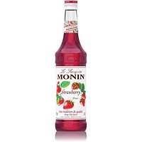 Monin Strawberry/Fraise Syrup, 700ml, Glass Bottle