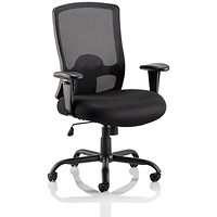 Portland Heavy Duty Operator Chair, Black, Assembled