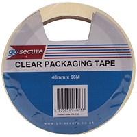 GoSecure Packaging Tape 50mmx66m Clear (6 Pack) PB02297