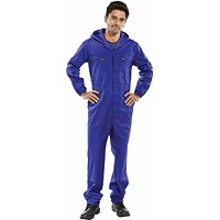 Beeswift Hooded Boilersuit, Royal Blue, 38