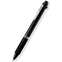 Pentel EnerGel 3 Multi-Colour Rollerball Pen, 0.5mm, Black Barrel, Pack of 12