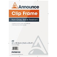 Announce Metal Clip Frame A2